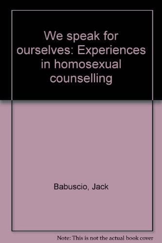 Tapa de We speak for ourselves
