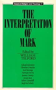 Tapa de The Interpretation of Mark (Issues in Religion and Theology)