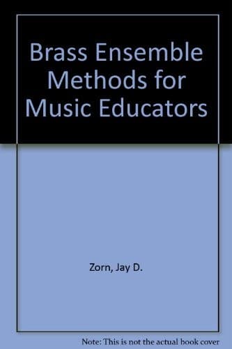 Tapa de Brass ensemble methods for music educators
