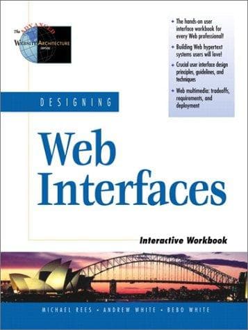 Tapa de Designing Web Interfaces Interactive Workbook