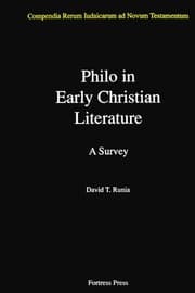 Tapa de Philo in early Christian literature