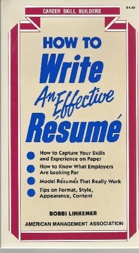 Tapa de How to write an effective resume