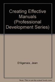 Tapa de Creating effective manuals