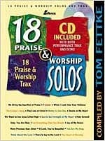 Tapa de 18 Praise and Worship Solos: CD included, with both performance trax and demo for Medium and High Voice