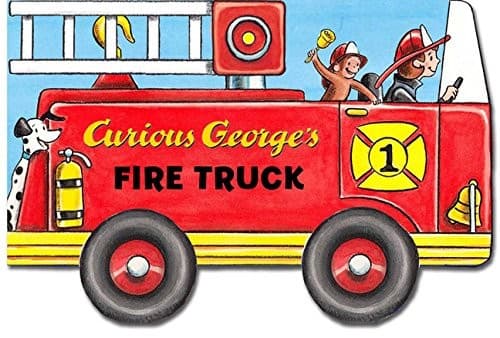 Tapa de Curious George's Fire Truck (mini movers shaped board books)