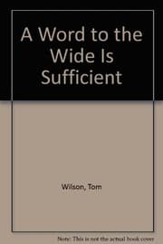 Tapa de A word to the wide is sufficient