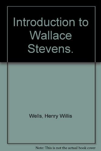 Tapa de Introduction to Wallace Stevens