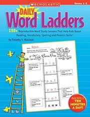 Tapa de Daily Word Ladders: Grades 1–2: 150+ Reproducible Word Study Lessons That Help Kids Boost Reading, Vocabulary, Spelling and Phonics Skills!