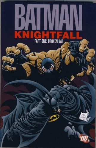 Tapa de Broken Bat. Doug Moench, Chuck Dixon
