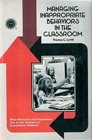 Tapa de Managing Inappropriate Behavior in the Classroom