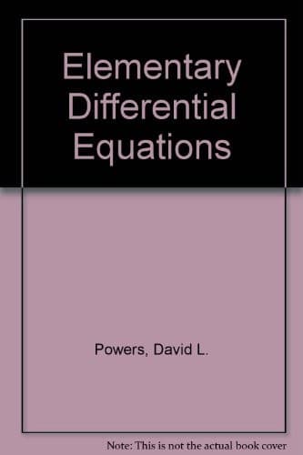 Tapa de Elementary differential equations