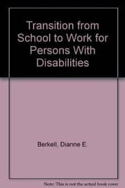 Tapa de Transition from school to work for persons with disabilities