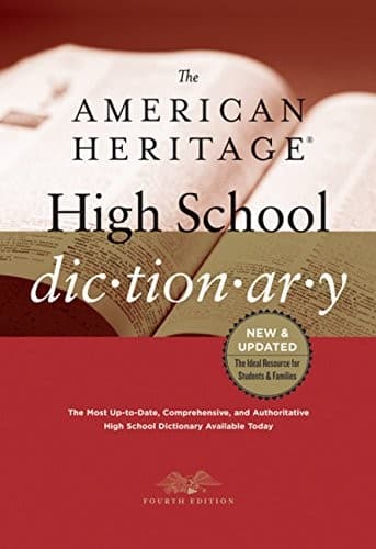 Tapa de The American Heritage High School Dictionary