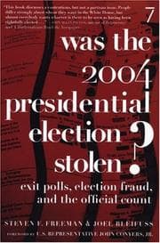 Tapa de Was the 2004 presidential election stolen?