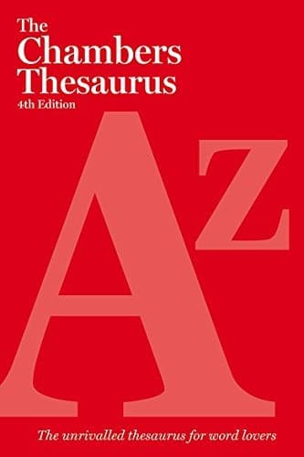 Tapa de The Chambers Thesaurus