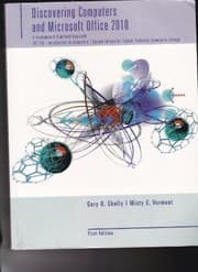 Tapa de Discovering Computers and Microsoft Office 2010: A Fundamental Combined Approach (Forsyth Technical Community College Special Edition, CIS 110 Custom Edition for Forsyth Community College)
