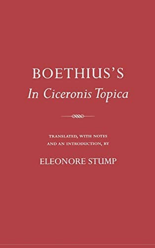 Tapa de Boethius's In Ciceronis topica