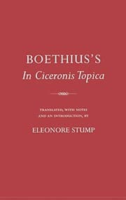 Tapa de Boethius's In Ciceronis topica