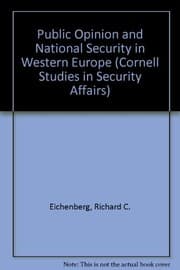 Tapa de Public opinion and national security in Western Europe
