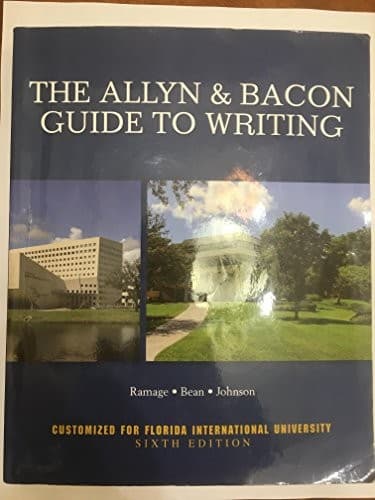 Tapa de The Allyn & Bacon Guide to Writing