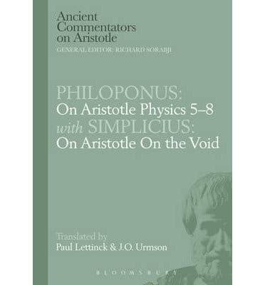 Tapa de On Aristotle's Physics 5-8