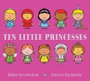 Tapa de Ten Little Princesses Board Book