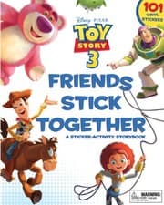 Tapa de Friends Stick Together: A Sticker Storybook (A Sticker-Activity Storybook)