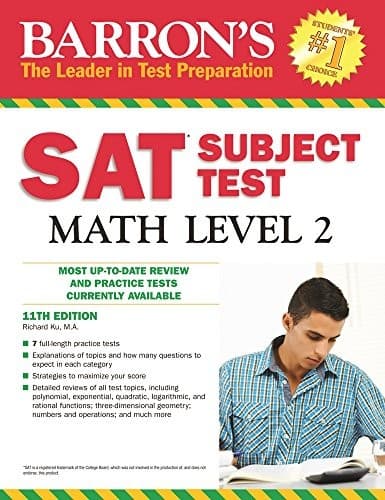 Tapa de Barron's SAT Subject Test Math Level 2, 11th Edition