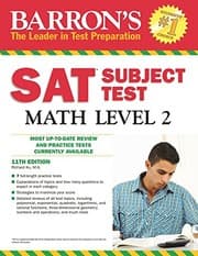 Tapa de Barron's SAT Subject Test Math Level 2, 11th Edition