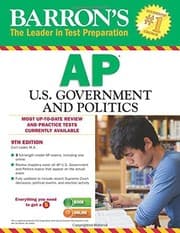 Tapa de Barron's AP U.S. Government and Politics, 9th Edition
