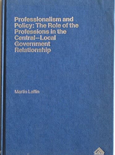 Tapa de Professionalism and policy