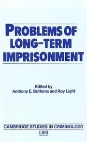 Tapa de Problems of Long-Term Imprisonment (Cambridge Studies in Criminology)