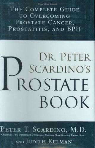 Tapa de Dr. Peter Scardino's prostate book
