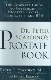 Tapa de Dr. Peter Scardino's prostate book
