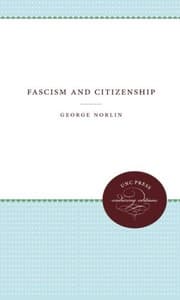 Tapa de Fascism and Citizenship (Weil Lectures on American Citizenship)