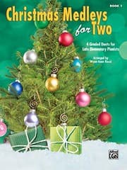 Tapa de Christmas Medleys for Two, Bk 1: 4 Graded Duets for Late Elementary Pianists