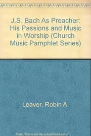 Tapa de J.S. Bach as preacher