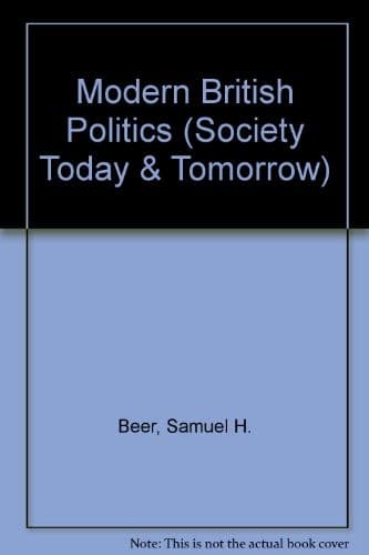 Tapa de Modern British politics