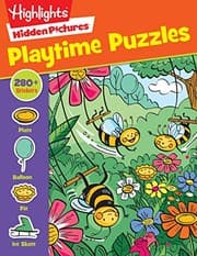 Tapa de Playtime Puzzles (Highlights™ Sticker Hidden Pictures®)