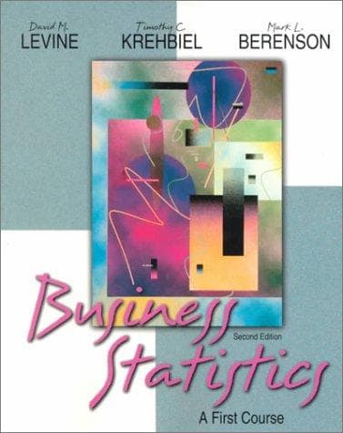 Tapa de Business Statistics