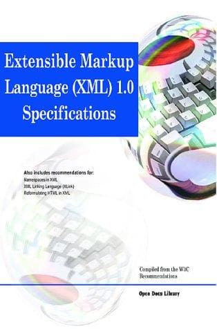 Tapa de Extensible Markup Language Xml 1.0 Specifications