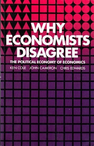 Tapa de Why economists disagree