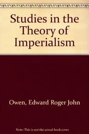 Tapa de Studies in the theory of imperialism