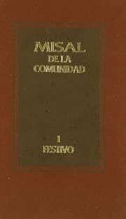 Tapa de Misal de la comunidad. (Tomo 1) : festivo
