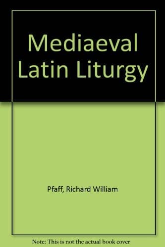 Tapa de Medieval Latin liturgy