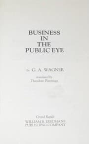 Tapa de Business in the public eye