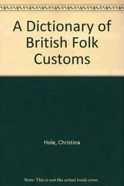 Tapa de A dictionary of British folk customs