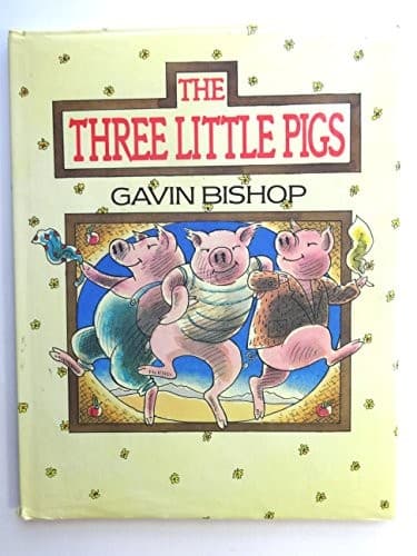 Tapa de The three little pigs