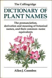 Tapa de Dictionary of Plant Names