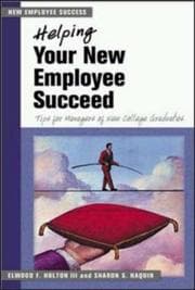 Tapa de Helping your new employee succeed